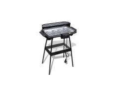 Barbecue rectangulaire électrique de jardin