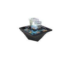 Fontaine d'intérieur en verre et céramique Himalaya