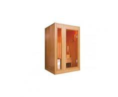 Sauna traditionnel finlandais 2 places gamme prestige malmö ii - l120*p105*h190 cm