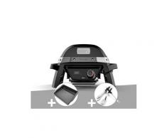 Barbecue électrique weber pulse 1000 + plancha + kit ustensile