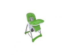 Chaise haute pour bébé, chaise pliante pour bébé, vert, taille déployée: 105 x 75 x 60 cm