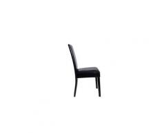 Icaverne - chaises de cuisine et de salle à manger joli chaise de salle à manger 2 pcs cuir artificiel noir