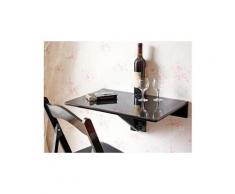 Sobuy® fwt03-sch table murale rabattable table de cuisine pliante, table à rabat pour enfant pliable