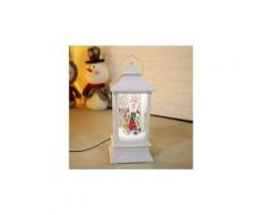 Roman inc snow globe, globe water music box nous vous souhaitons un joyeux noël ampoule led