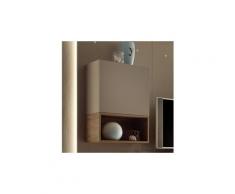 Cube mural de rangement taupe kubik