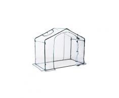 Serre de jardin balcon terrasse serre pour tomates 1,8l x 1,05l x 1,65h m acier pvc imperméable anti-uv transparent vert