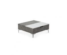 Table basse relevable carioca effet marbre