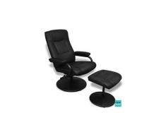 Fauteuil de salon dalton en simili cuir - casasmart cs2415351