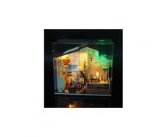 3d en bois bricolage maison miniature meubles led maison puzzle décorer des cadeaux créatifs jouets éducatifs