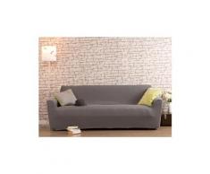 Housse de canapé 3 places bi-extensible lisa - gris