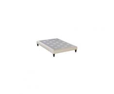 Sommier tapissier epeda multiressorts paramenté unic 100x200