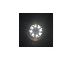 4pcs 8led solaire buried lumière sous la lampe au sol extérieur chemin de jardin platelage s756