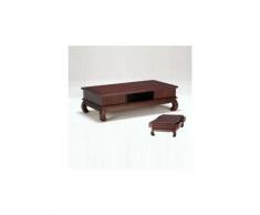 Table basse opium 4 tiroirs / teinte exotique