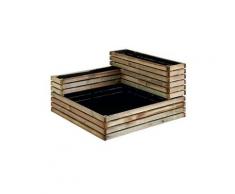 Carré de potager modulable en bois traité küb