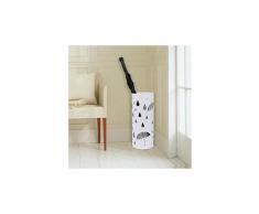 Porte-parapluies usinedistrib avec crochets et plateau d'égouttage support permanent pour cannes / bâtons de marche 49 cm x 19,5 cm luc23w