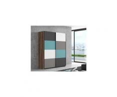Raven armoire de chambre contemporain multicolore - l 170 cm