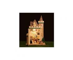 3d en bois bricolage maison miniature meubles led maison puzzle décorer des cadeaux créatifs jouets éducatifs
