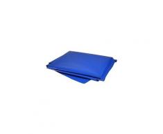 Bâche de jardin 5 x 4 m 680g/m² - bâche serre tunnel bleue 5x4 m en pvc