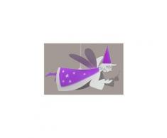Lampe suspension chambre d'enfant fée blanche et violette