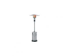 Chauffage d'extérieur au gaz - parasol chauffant en acier inox patio