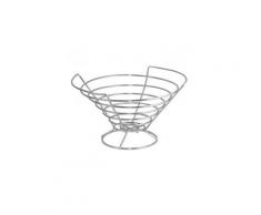 Petite corbeille à fruits inox - olympia h 160 mm -