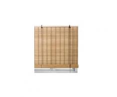 Store enrouleur intérieur en bambou - longueur 90cm