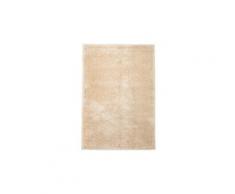 Tapis à poils longs 140 x 200 cm beige