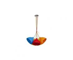 Lampe suspension enfant "loon" multicolore