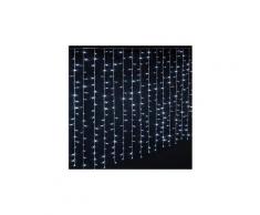 Rideau lumineux extérieur 600 led blanc froid - dim : l.300 x l.0,5 x h.200 cm -pegane-
