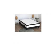 Matelas matelas 140 x 190 - ressorts, mousse mémoire et latex - 30 cm - 7 zones - ferme - hotel quatuor