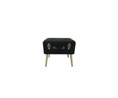 Coffre-valise de rangement - 48 x 38 cm - noir