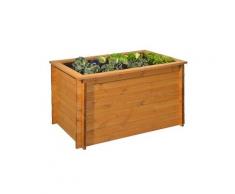GASPO - Carré potager bois surélevé "Classic" 130 x 80 x 76 cm
