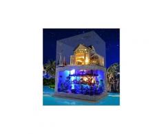 3d en bois bricolage maison miniature meubles led maison puzzle décorer des cadeaux créatifs jouets éducatifs