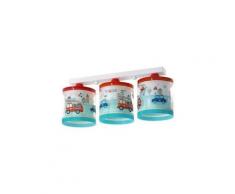 Plafonnier Enfant 3 lampes Police - DALBER - 60613
