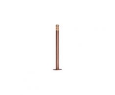 Lampadaire design fantasia metallo corten 1 ampoule