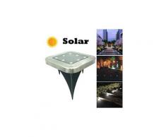 Energie solaire led enterrée sous la lampe au sol chemin extérieur terrasse de jardin lampe décorative