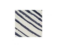 Icaverne - sets de table esthetique napperons 6 pcs bleu et blanc 30 x 45 cm coton