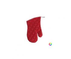 Gant manique en coton - gant pour four anti chaleur couleur - rouge