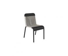 Chaise de jardin tobago noire