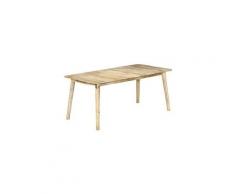 Table de salle à manger 180x90x76 cm bois de manguier massif