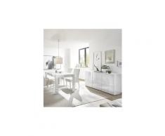 Salle à manger design blanc laqué buffet 180 cm nerina