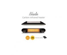 Chauffage infrarouge extérieur et intérieur blademini1200 noir - 1200w