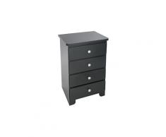 Chiffonnier rétro ekto - l. 51 x h. 85 cm - gris