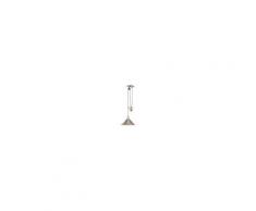 Suspensions provence réglable 1x100w nickel poli
