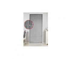 Rideau de porte déco - bambou - 90 x 200 cm - gris