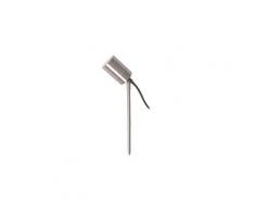 Projecteur led à planter - 35w max - gu10 - sans ampoule - non dimmable - inox