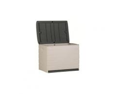Plastiken coffre de rangement 190l 60cm de long gris foncé