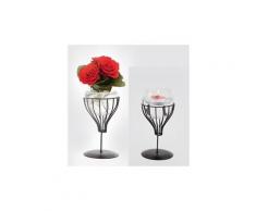 Vase déco / bougeoir lampion design