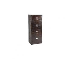 Armoire ferro 4 tiroirs pour dossiers suspendus en acier