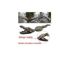 Flottant crocodil e eau decoy étang de jardin art décor g oose nouveau contrôle decorations 9
